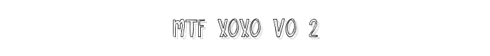 MTF XOXO Vo_2 font